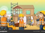 Ilustrasi Pekerja Konstruksi