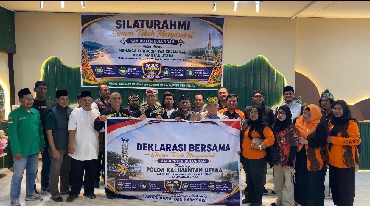 Deklarasi Damai Ormas Di Bulungan Dukung Polda Kaltara