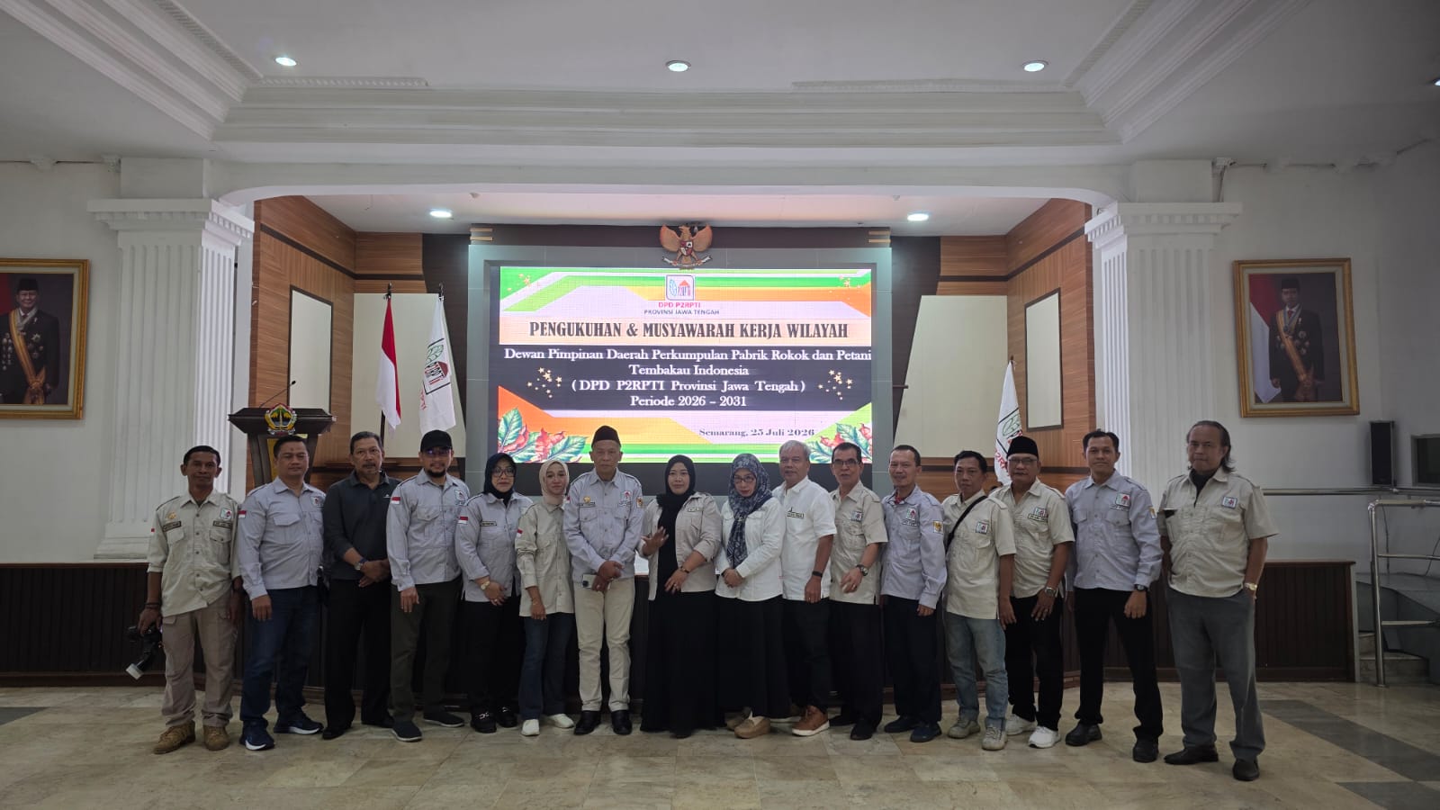 Pengukuhan Dpd P2rpti Jawa Tengah